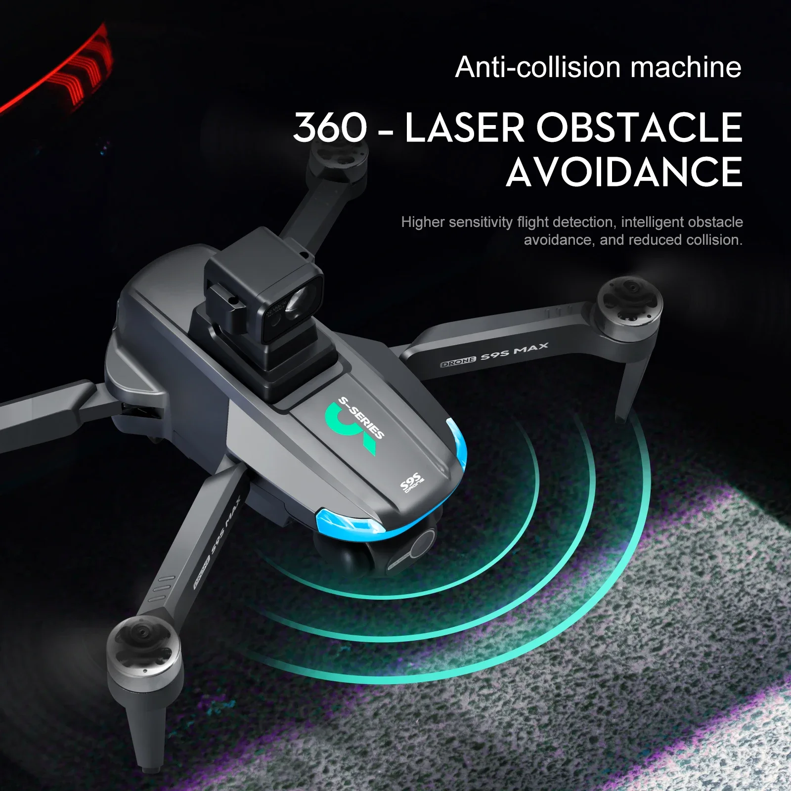 NEW S9S MAX MINI Drone 4K 2-Ax - Drone Gimbal Case review and price