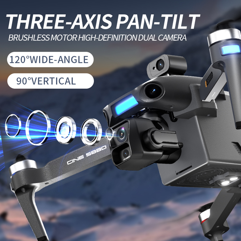 2026 New 8K Dual Camera Drone  - Drone Gimbal 3 Axis review and price