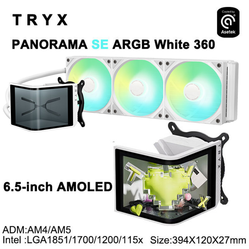 TRYX PANORAMA SE 360 ARGB CPU  - Holy Stone Drone Hs720 review and price